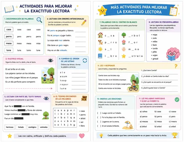 velocidad y exactitud lectora