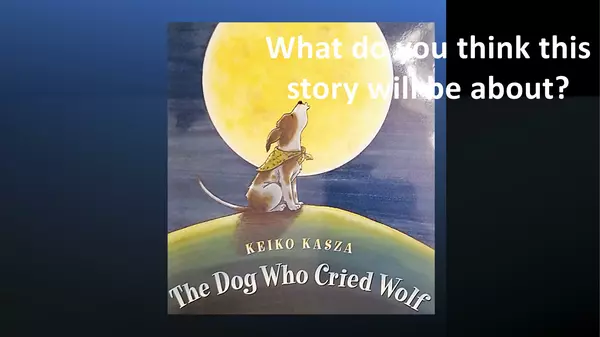 Story  "The dog who cried wolf"/ cuento "El perro que quería ser perro"
