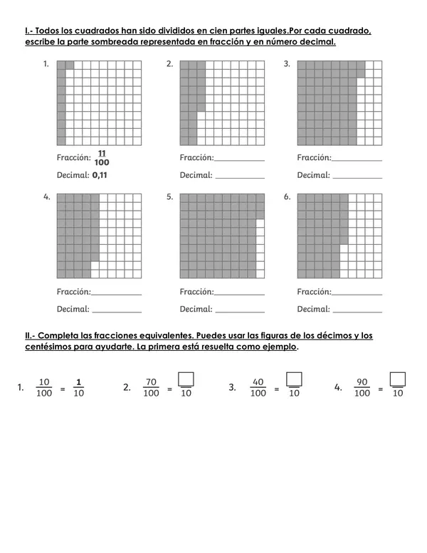 números decimales a fracción