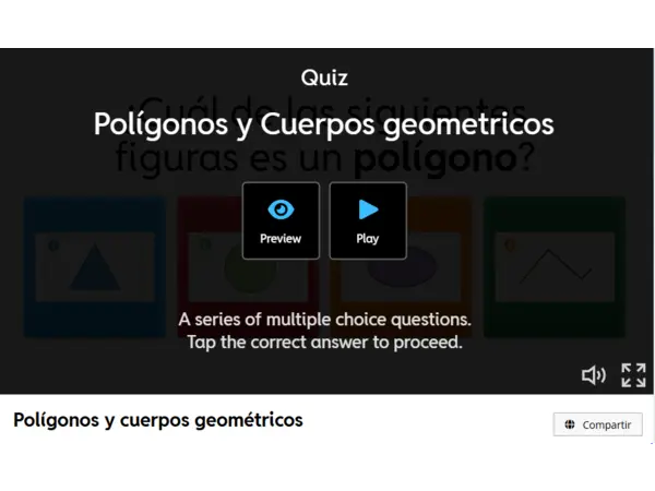 Quiz de polígonos y cuerpos geométricos 