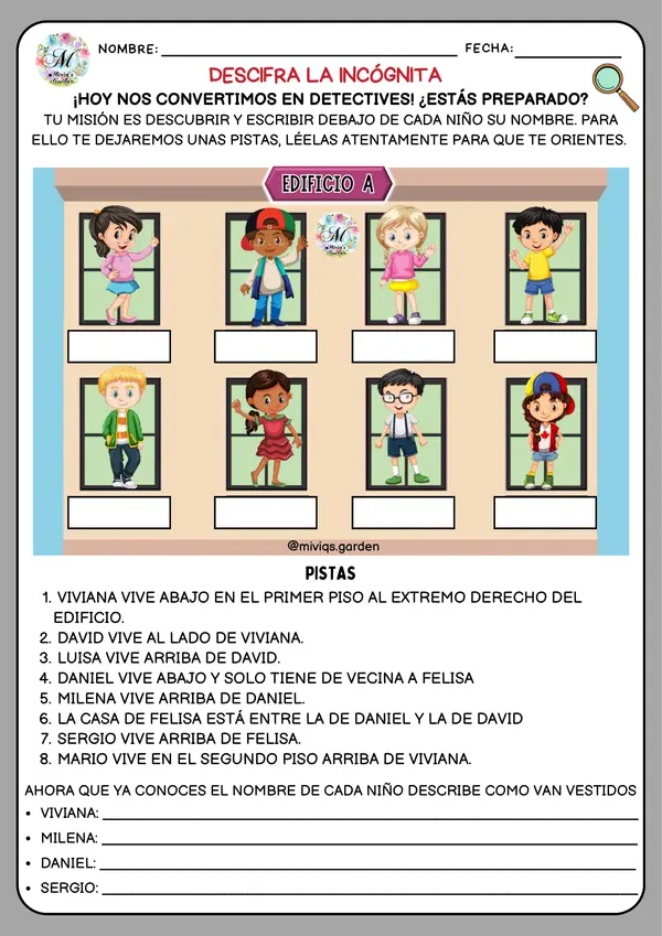 Descifra la Incógnita (Comprensión lectora)