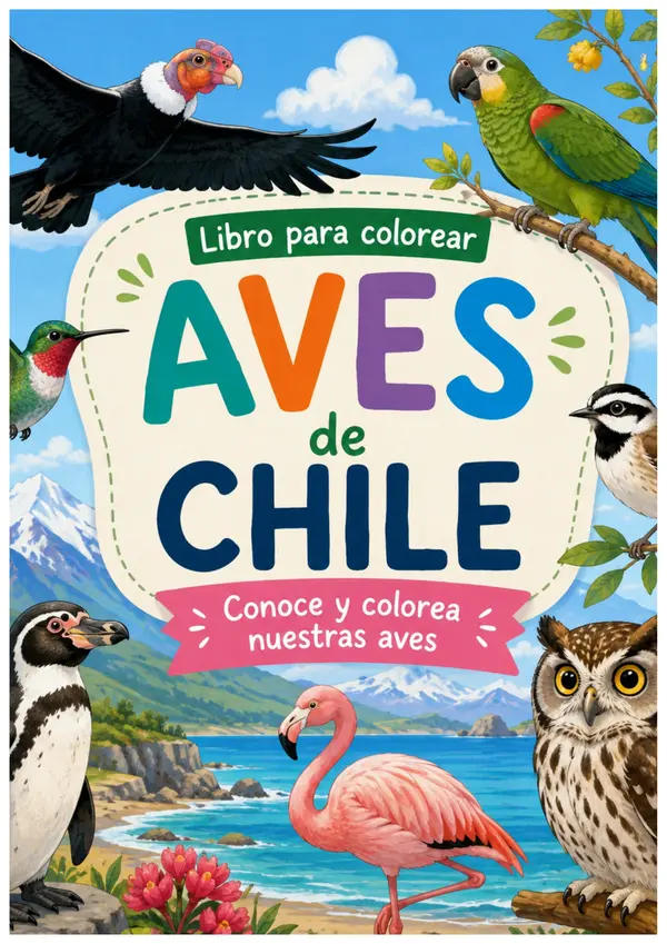 Aves de Chile para Colorear