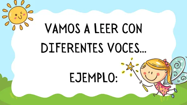Juego de lectura expresiva