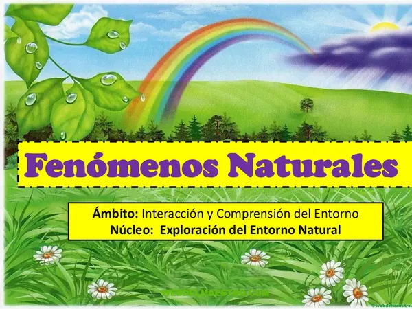 Fenómenos naturales