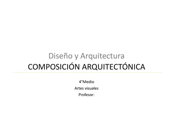 PPT DISEÑO Y ARQUITECTURA 3 Y 4 MEDIO