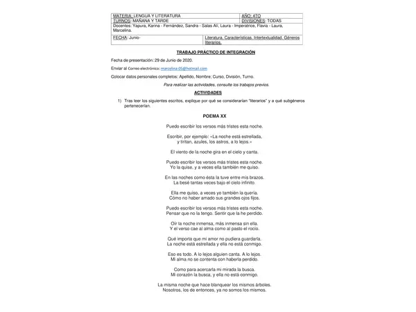 Trabajo integrador de lengua
