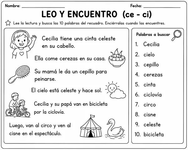 Comprensión lectora letra C