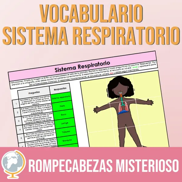 Sistema respiratorio rompecabezas misterioso