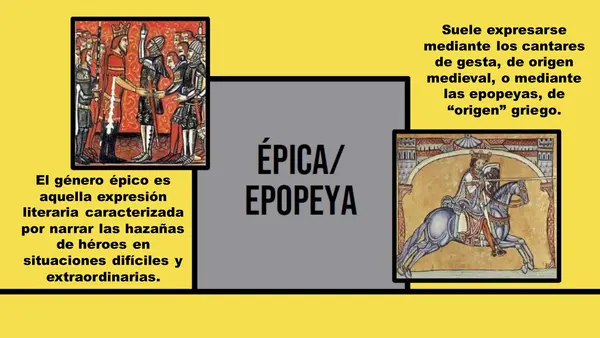 PPT - La Epopeya - 8° básico (Lengua y literatura)