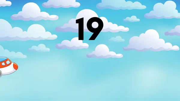 Conteo descendente del 20 al 1