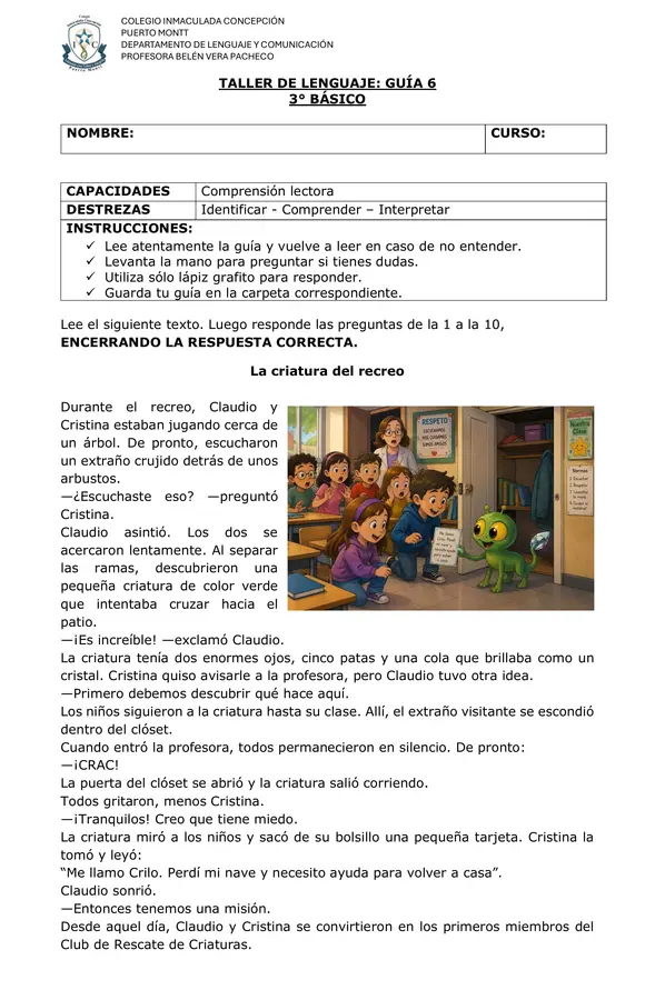 Grupos consonánticos cr y cl