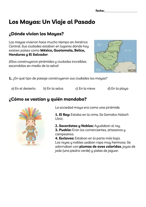 UNIDAD DE LOS MAYAS ADAPTADO
