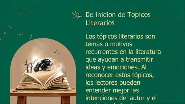 Tópicos Literarios: De la Tradición Clásica a la Reflexión Moderna 📜✨