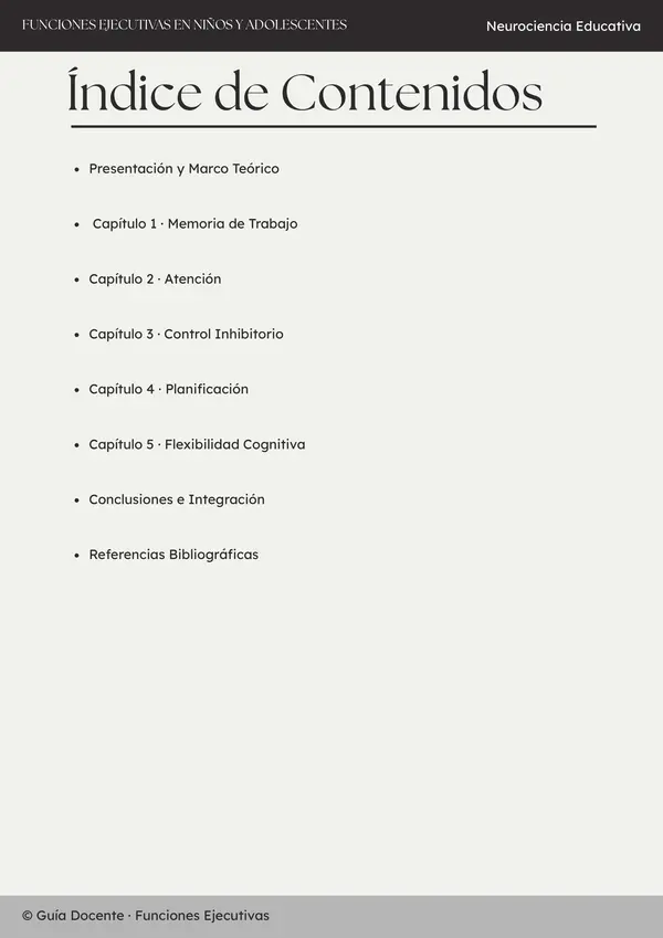 Ebook Funciones ejecutivas en niños y adolescentes