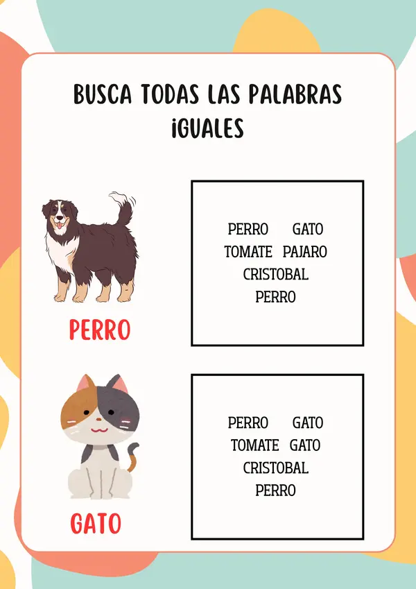 Cuadernillo de animales