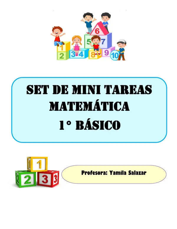 Mini tareas matemática 1° básico