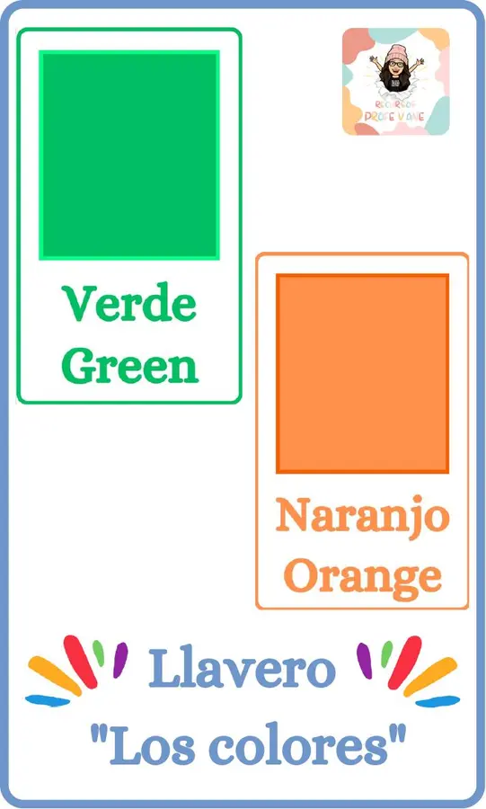 Llavero de los colores