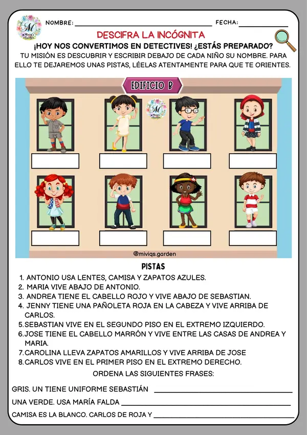 Descifra la Incógnita (Comprensión lectora)