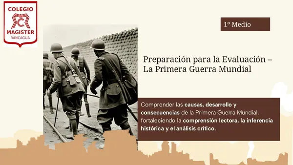 Repaso la Primera Guerra Mundial