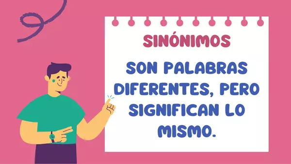 SINONIMOS Y ANTÓNIMOS