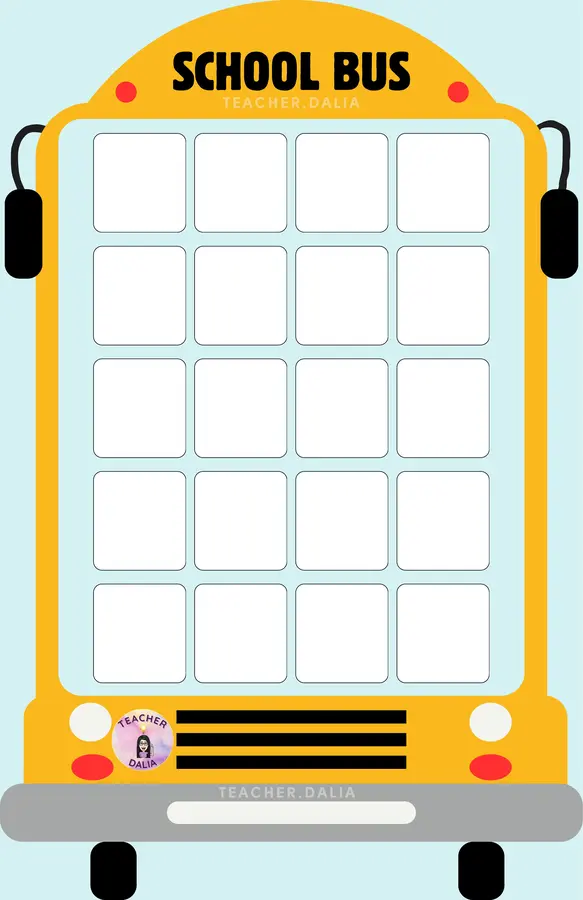 SCHOOL BUS pase de lista
