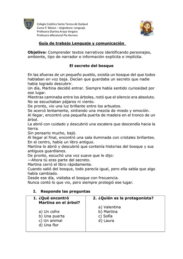 Guía género narrativo 