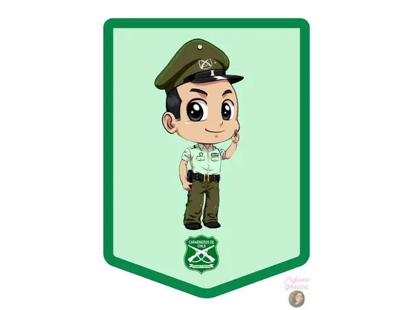 Banderin dia del Carabinero