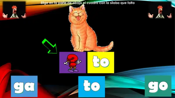 Completar palabras con sílabas