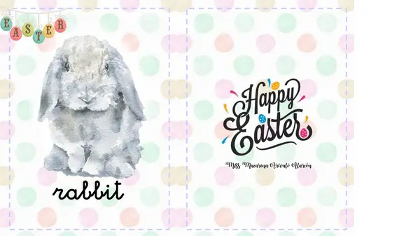Easter flashcards