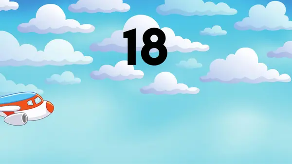 Conteo descendente del 20 al 1