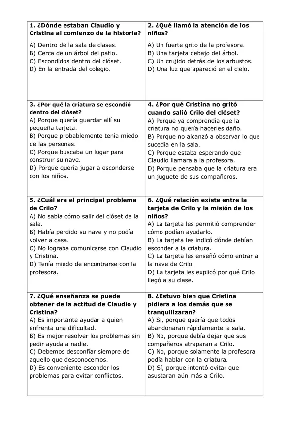 Grupos consonánticos cr y cl