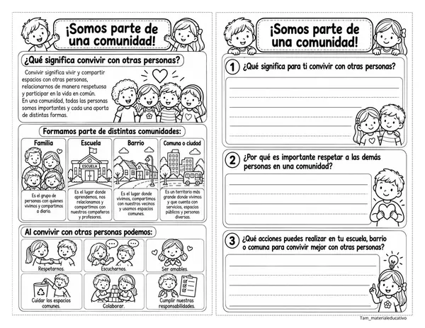Vivimos en comunidad 2° básico