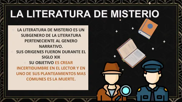 Relatos policiales y de misterio