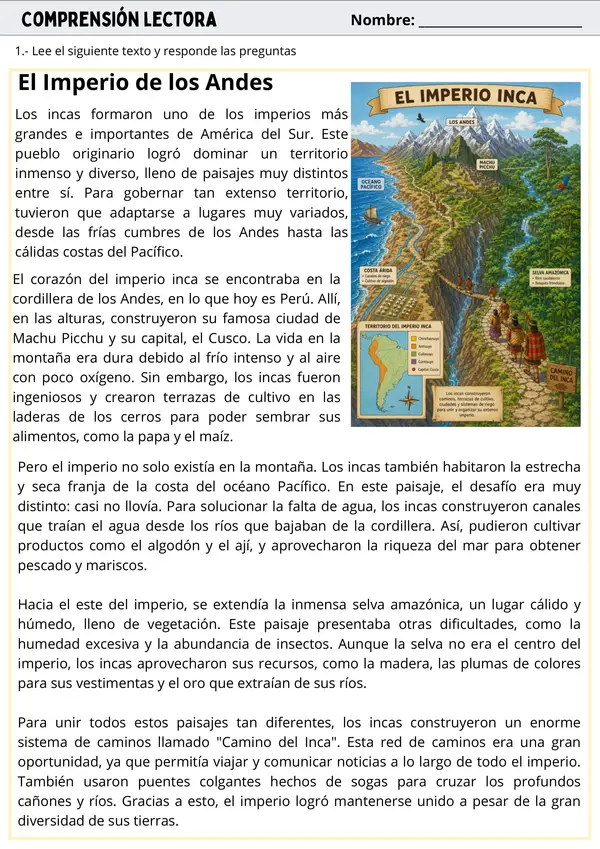 Texto Informativo Los Incas