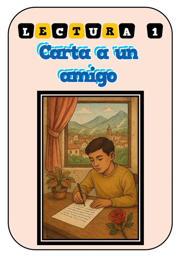 FICHA 31 - LECTURA: ''Carta a un amigo''