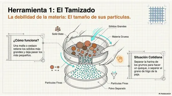 DESARMANDO EL UNIVERSO: EL ARTE DE SEPARAR LA MATERIA