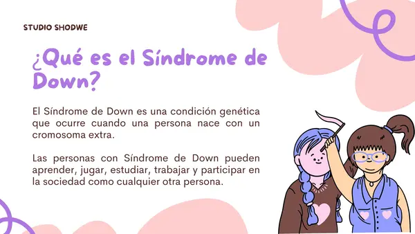Día Mundial del Síndrome de Down (21 de marzo)
