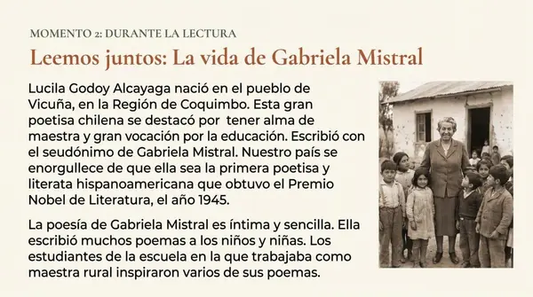 Lección 4 "Descubriendo a Gabriela Mistral" Parte 3 Lectura Expresiva Método Matte