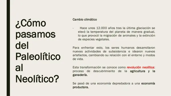 Presentación Revolución Neolítica