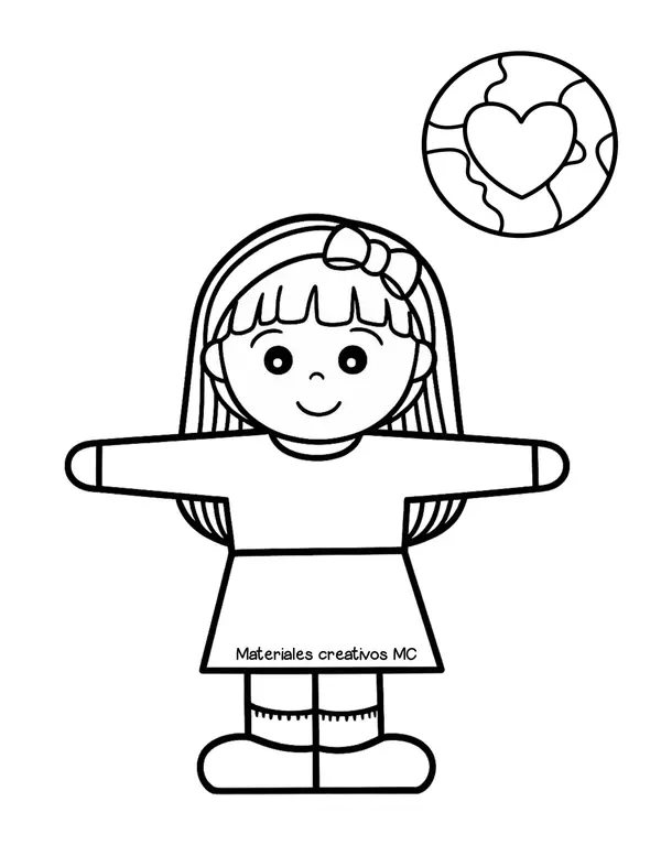 Manualidad del día de la Tierra (Niños)