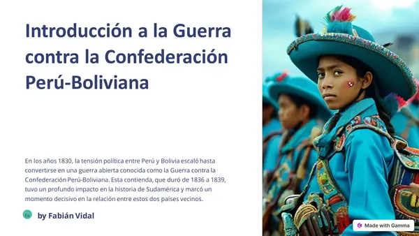 Guerra contra la confederación Perú - Boliviana