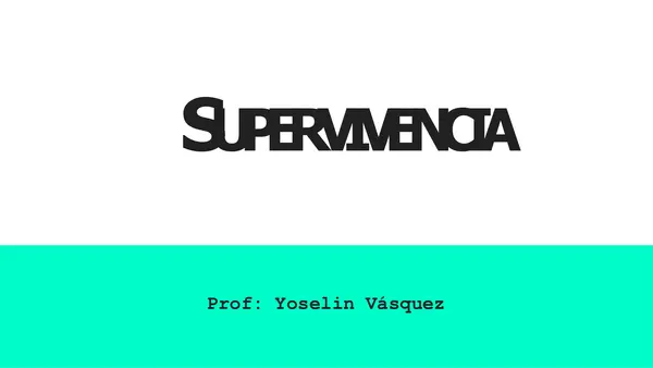 Juego "supervivencia" para introducir las novelas distópicas