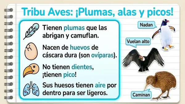 Animales con columna vertebral - 2° Básico - OA1