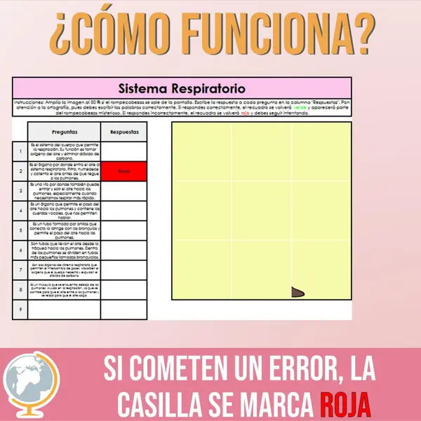 Sistema respiratorio rompecabezas misterioso