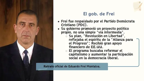 El gobierno de Eduardo Frei Montalva | Segundo Medio