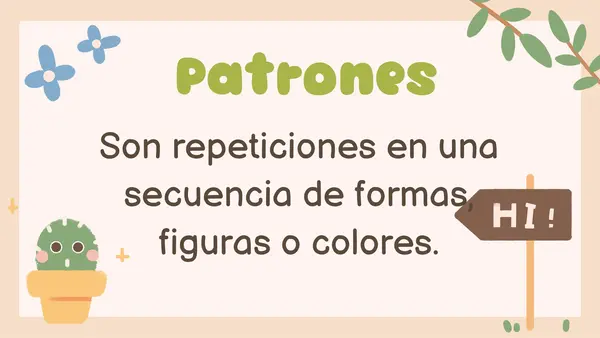 Juego de patrones repetitivos
