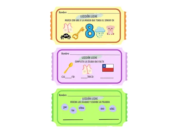 Ticket de Salida Lección Muñeca