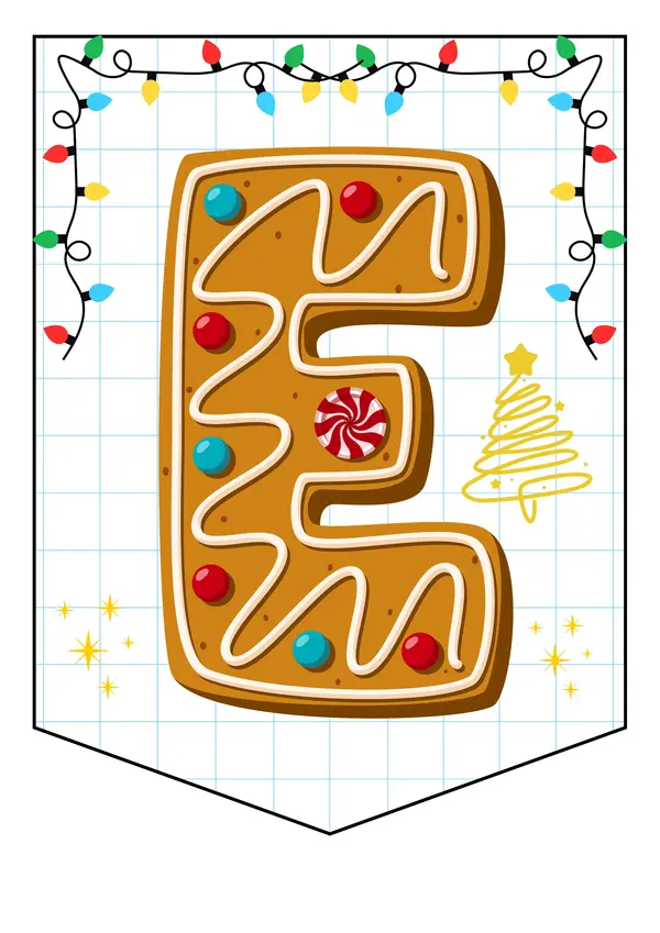 banderín navidad vacaciones.