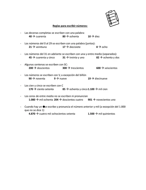 ¿Cómo escribimos los números?