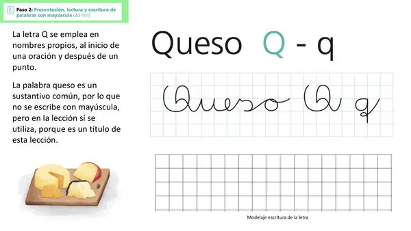 Lección 9 Queso Parte 2 Mayusculas Método Matte